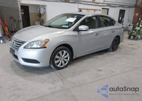 2014 Nissan Sentra Fe+ S/Fe+ Sv/S/Sl/Sr/Sv z USA, uszkodzony, nr VIN 1N4AB7AP8EN851451